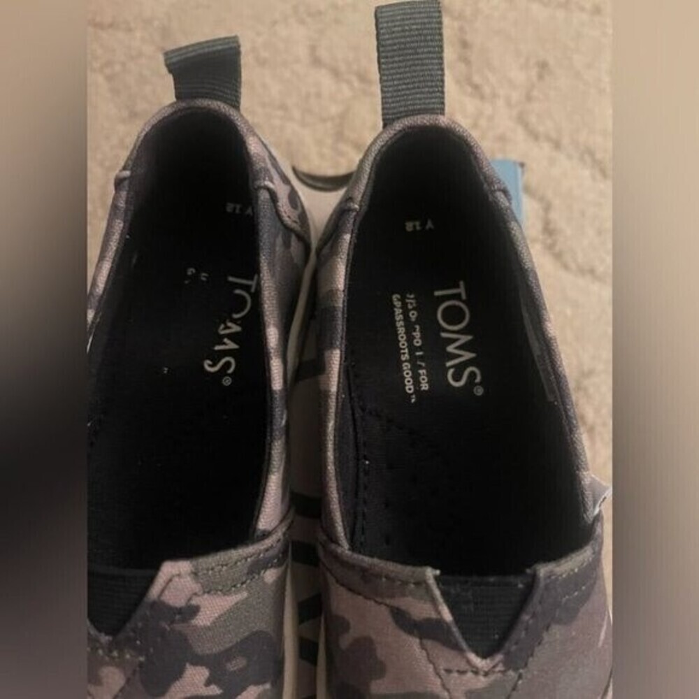 TOMS shoes  Camo Classics size 12T​​​ - Picture 5 of 6
